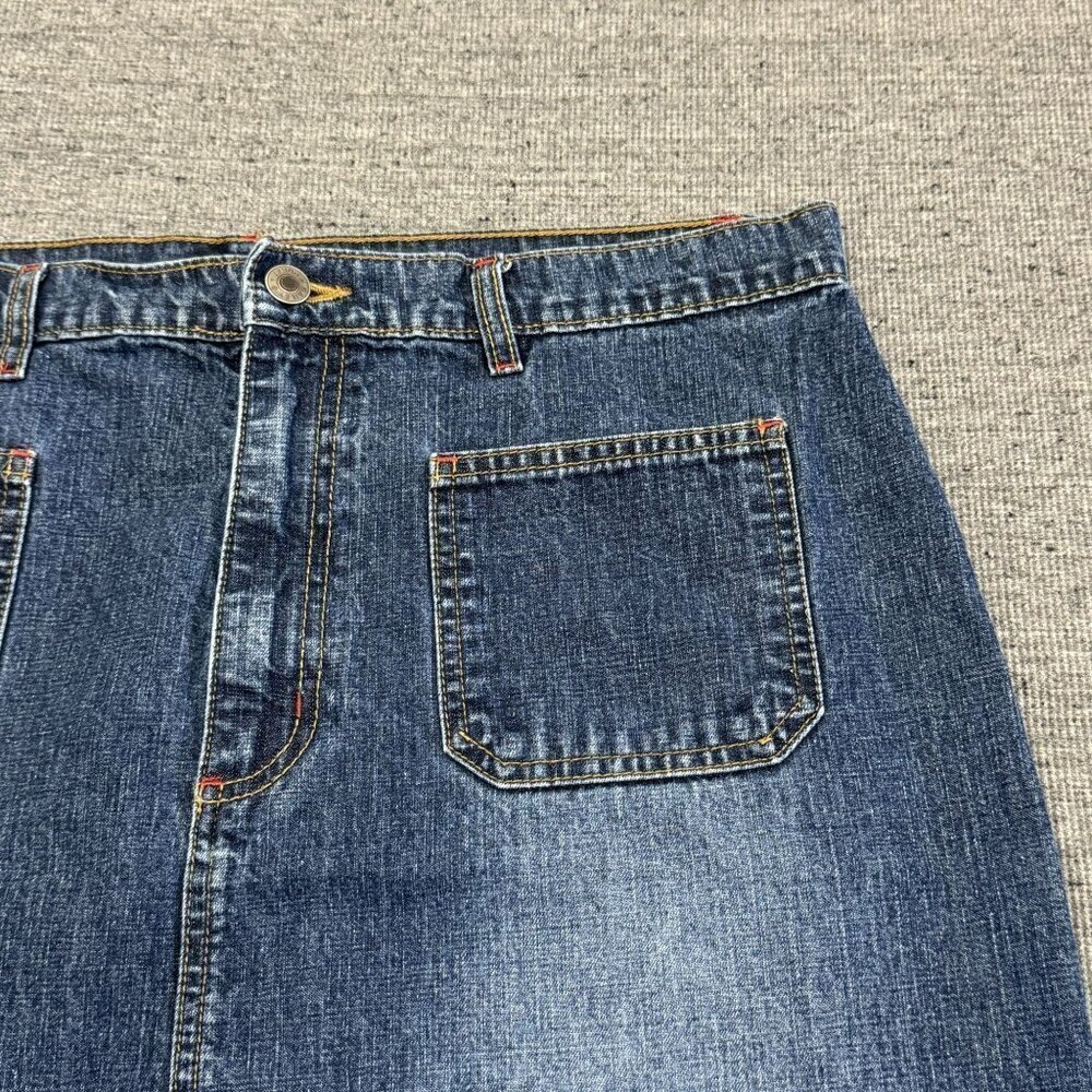 Baileys Point omen's Jeans Blues Denim Maxi Skirt Vintage Style Size 14 Waist 36 - Picture 14 of 16